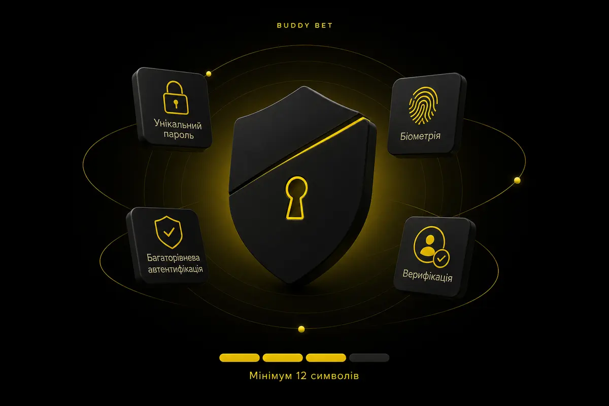 Захист акаунта Buddy Bet: надійний пароль і багаторівнева автентифікація